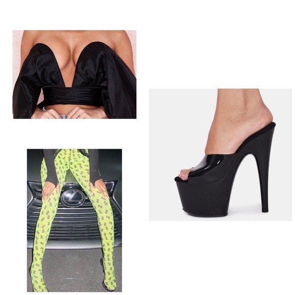 Money Green Leggings 🤑 - Picture 1 of 4